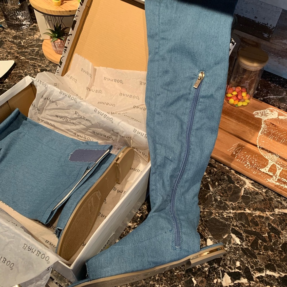 Denim sandal boots!!! - Picture 3 of 12